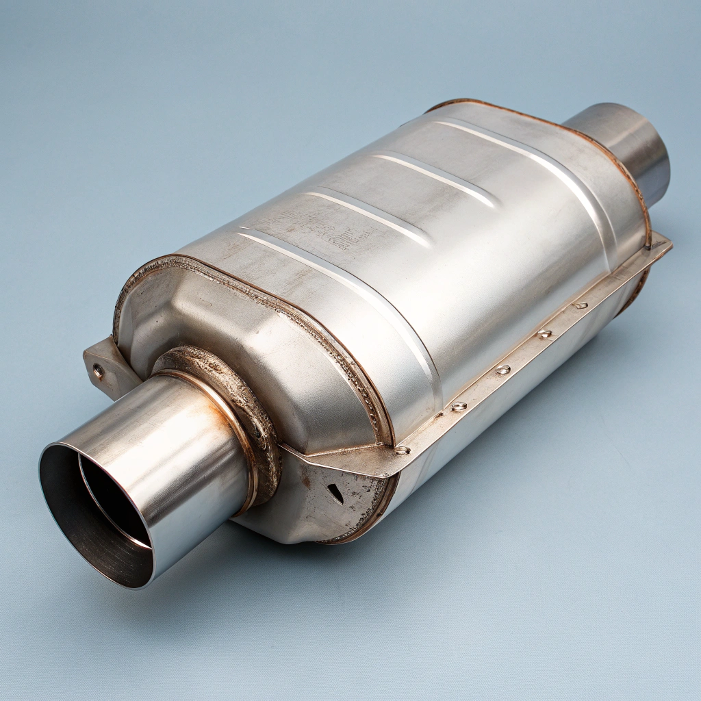 Stainless steel direct-fit catalytic converter