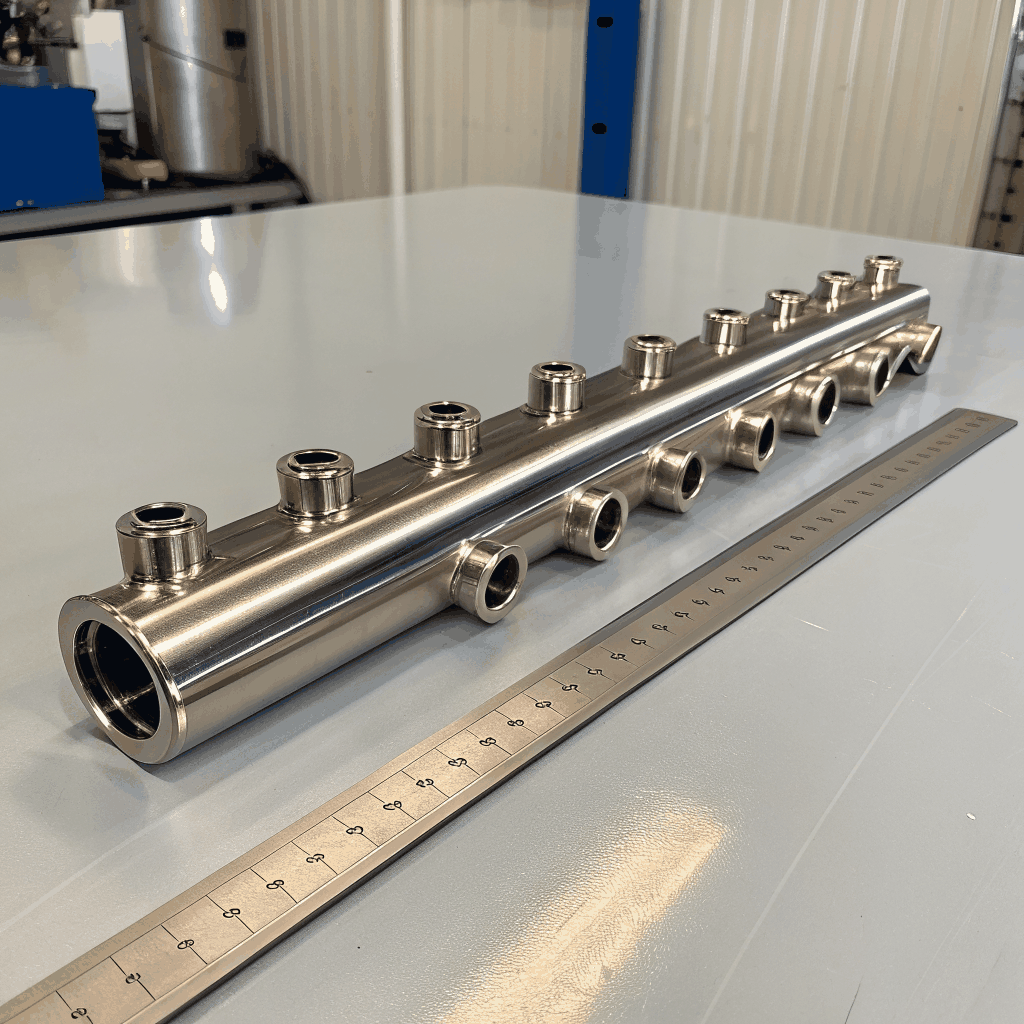 Carbon Steel Exhaust Manifold – 4‑Cylinder